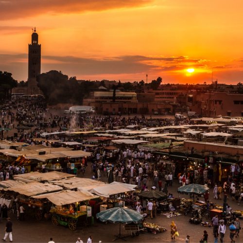 wieczorny marakesz Jamaa el Fna